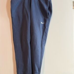 Nike Navy Joggers with White Logo